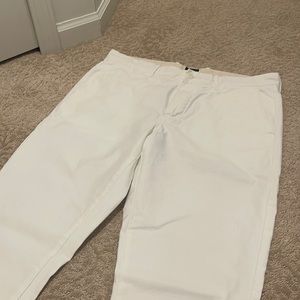 Men’s jcrew white pants size 34/30.